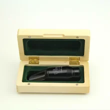 Музыкальный инструмент Аксессуары, музыкальный инструмент случае мундштук для саксофона, Sachs Голова Чехол натуральное дерево является качественной