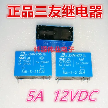 

SMI-S-212LM 12VDC relay 12V5A two groups normally open SMI-S-212LM