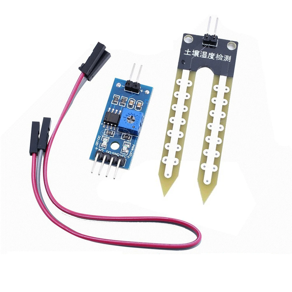 

Hygrometer Dual Output Mode Moisture Soil Detection Sensor Module 3.3V-5V Garden Plant Digital Output Administer Module