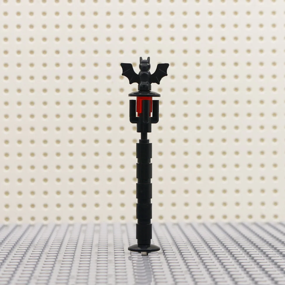 lego Black Road Lamp Compatible Legoes Bricks Model Toy
