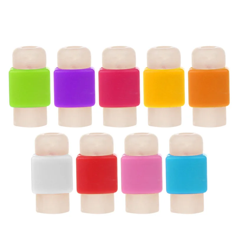 

Plastic FORLightning USB Charger Cable Protector Cord Saver Cable Winder Cover 10#20dropshipping