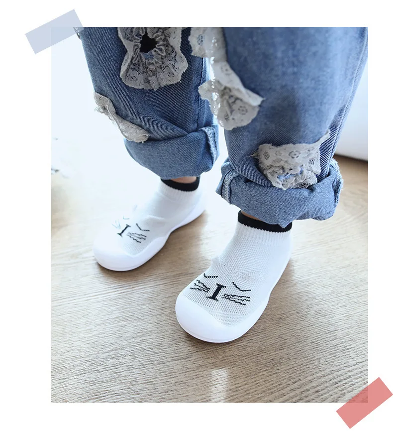 winter shoes baby warm booties newborn girl baby  Anti-skid Soft Socks Baby Socks With Rubber Soles toddler girls shoe bebe knitted slippers walker soft shoes boy (8)
