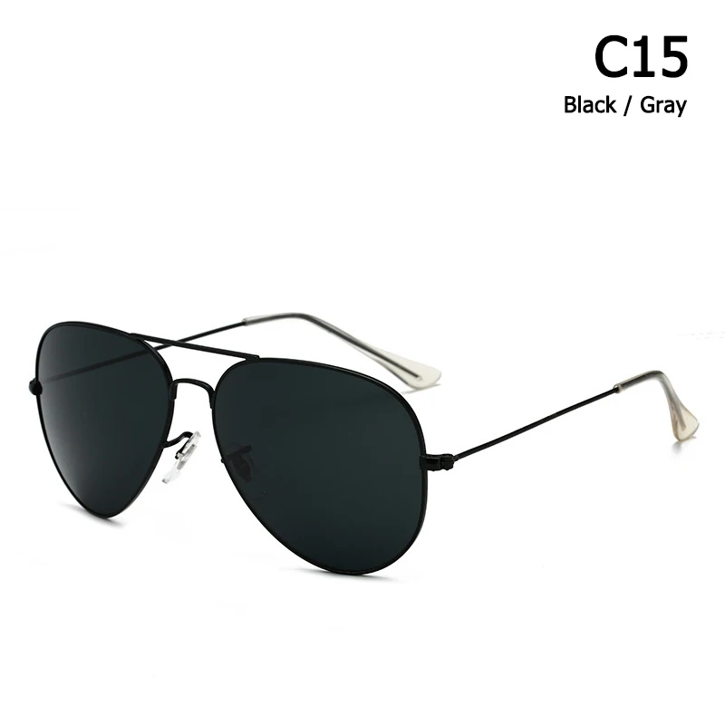 JackJad, Мода 3025, авиационное качество, оптическое стекло, линзы, солнцезащитные очки, es, Ретро стиль, классика, 3026, фирменный дизайн, солнцезащитные очки, es Oculos De Sol - Цвет линз: C15 Black Gray