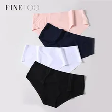 1 шт Бесшовные трусики для женщин Мода 4 разноцветное нижнее белье для девочек сексуальные трусы с низкой посадкой женское нижнее белье мягкие брюки женские нижнее белье