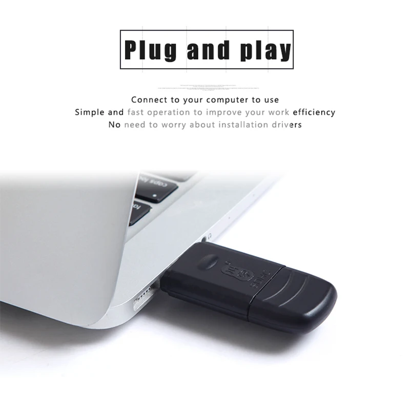 Kawau USB 2 0 Мини Портативный кард ридер для компьютера карта памяти SD MMC с одним
