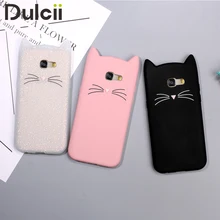 

Lovely Case for Samsung Galaxy A5 (2017) / A3 (2017) Silicone Cases 3D Cat Soft Back Phone Cover for Galaxy A 3 A 5 2016 Shells