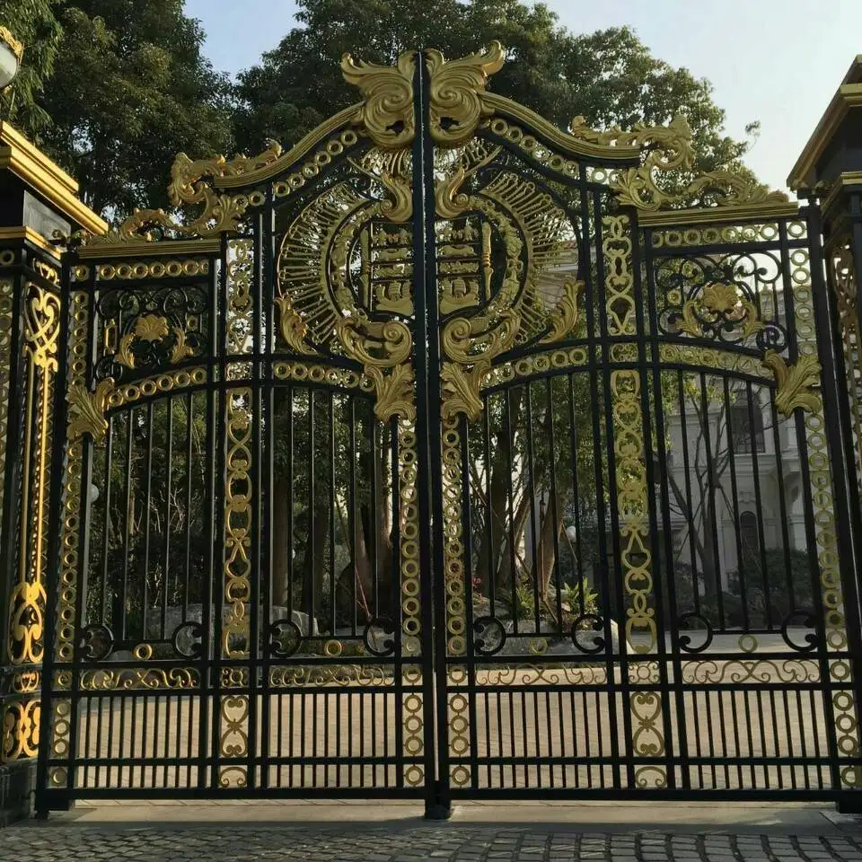 Двойные ворота кованые Фотообои|driveway gates|gates |