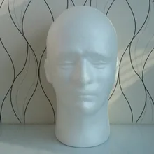 54 centímetros Masculino Formação de Espuma Manequim Manequim Modelo de Cabeça Peruca Óculos Hat Display Stand