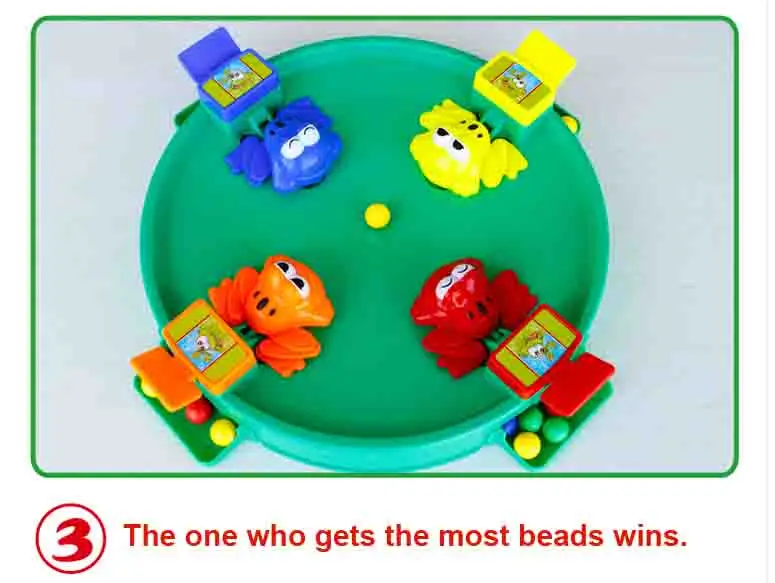Голодные лягушки 3D битва настольные игры, лягушки едят шары игровой набор настольная игра 2-4 игрока для семьи детей шарики в комплекте