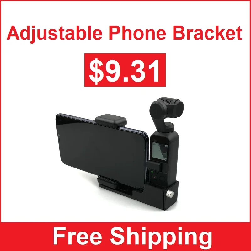 

Mobile Phone Bracket Adjustable Holder Phone for DJI OSMO Pocket Handheld Gimbal Holder