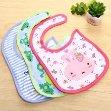 Rosiky Детские нагрудники из хлопка baby Слюна полотенце мультфильм животных ребенка кормления нагрудники