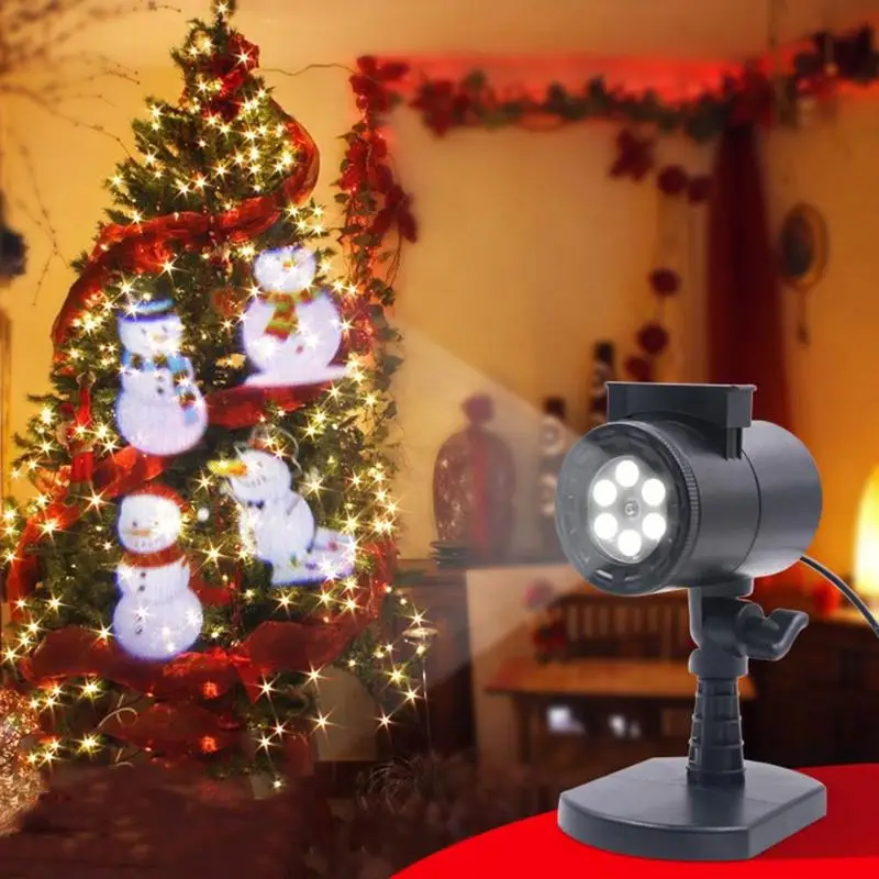 

Multi Patterns Christmas Laser Snowflake Mini LED Projector Outdoor Waterproof Disco Lights Home Garden Star Light Indoor Decor