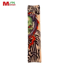 1 шт. универсальные поддельные татуировки эластичные рукава спортивные аксессуары скины Защита от солнца для велоспорта кемпинга бега