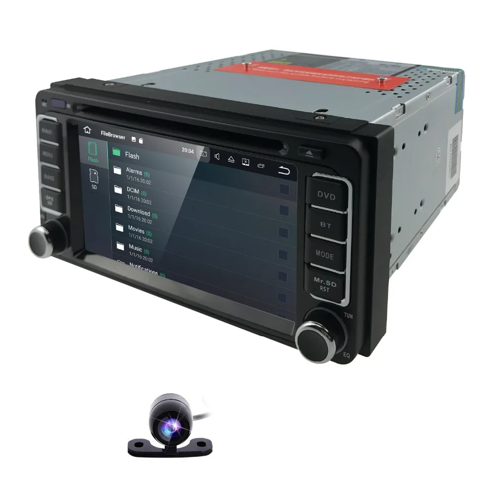 Cheap Android8.0 Octa 8 Core 4G RAM 32G ROM car dvd player for Toyota Hilux VIOS Old Camry Prado RAV4 Prado 2003-2008 4G LTE Network 5