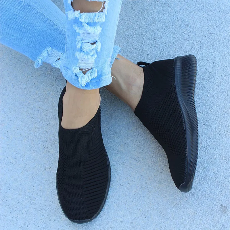 Billige Mode Turnschuhe Für Frauen Weiß Casual Schuhe Frau Trainer Air Mesh Socken Schuhe Korb Femme Vulkanisieren Schuhe zapatos de mujer