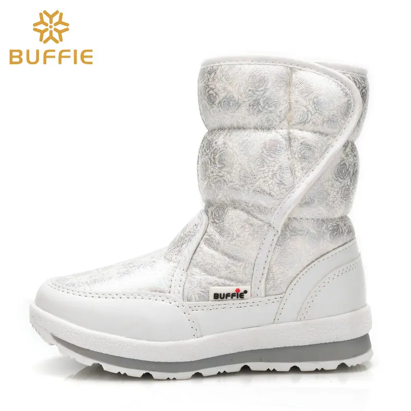 Buy Girls white boots shoes little princess winter