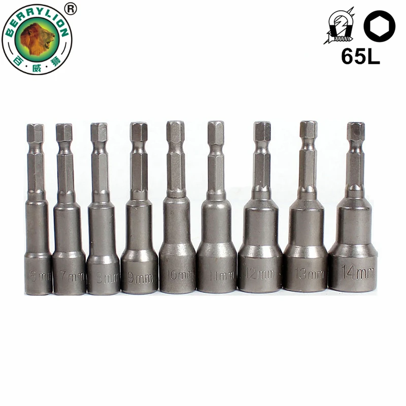 BERRYLION 6mm 14mm Precision Hex Socket Sleeve Nozzles Nut