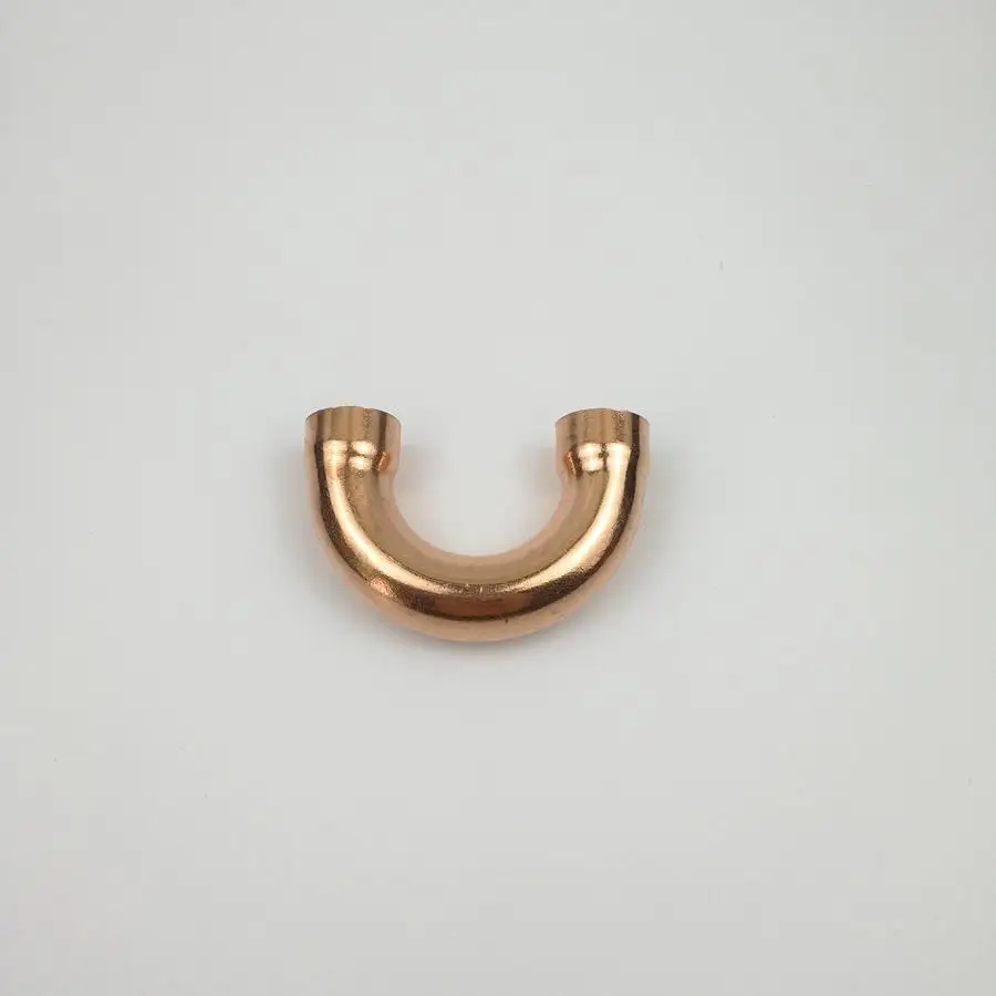 Copper 180 Elbow Plumbing Pipe Fitting Water Gas Oil Scoket Weld Coupler End Feed Deg 25mm x1.2mm x76 | Обустройство дома