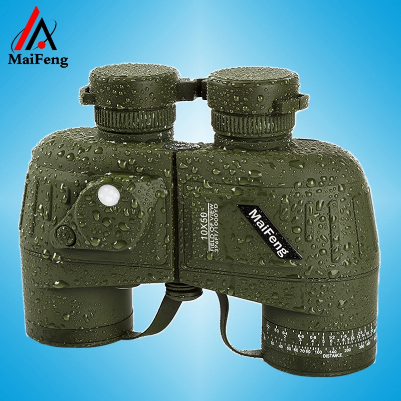 Large caliber multilayer green film lens waterproof night font b Binoculars b font telescope not infrared