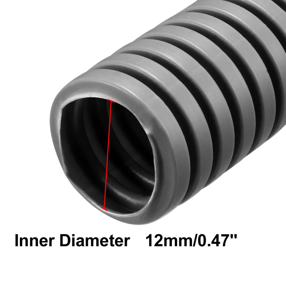 uxcell 7.5M Length 25mm Outside Dia Opening Corrugated Bellow Conduit Tube for Electric Wiring Black uxcell 7.5M Length 25mm Outside Dia Opening Corrugated Bellow Conduit Tube for Electric Wiring Black
