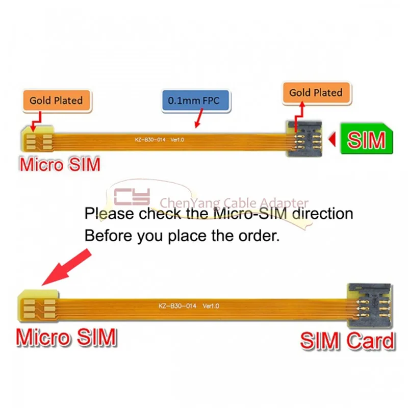 100 Φ 3G 4G Micro SIM набор карт папа-стандарт UIM мама мягкий плоский кабель 0 1 м |