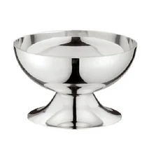 200 мл Прочная нержавеющая сталь стеммированная чашка для мороженого два стиля Серебряная салатная чашка блюдо десертная чаша безопасная