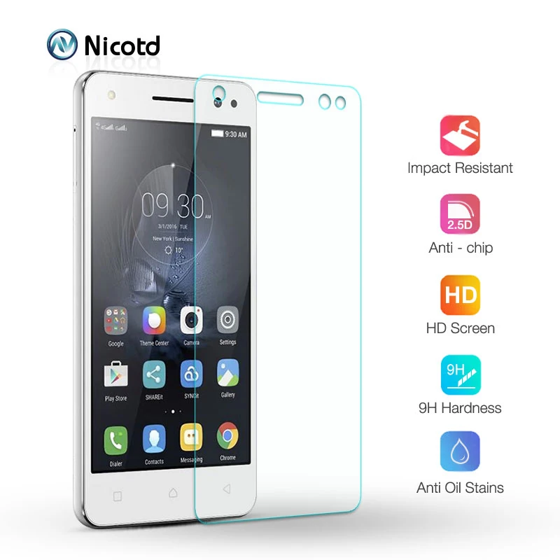 

For Lenovo Vibe P1 X2 Nicotd Tempered Glass Screen Protector For Lenovo Vibe K5 P1M S1 X3 Lite K3 Z5 Pro Z90 Transparent Glass