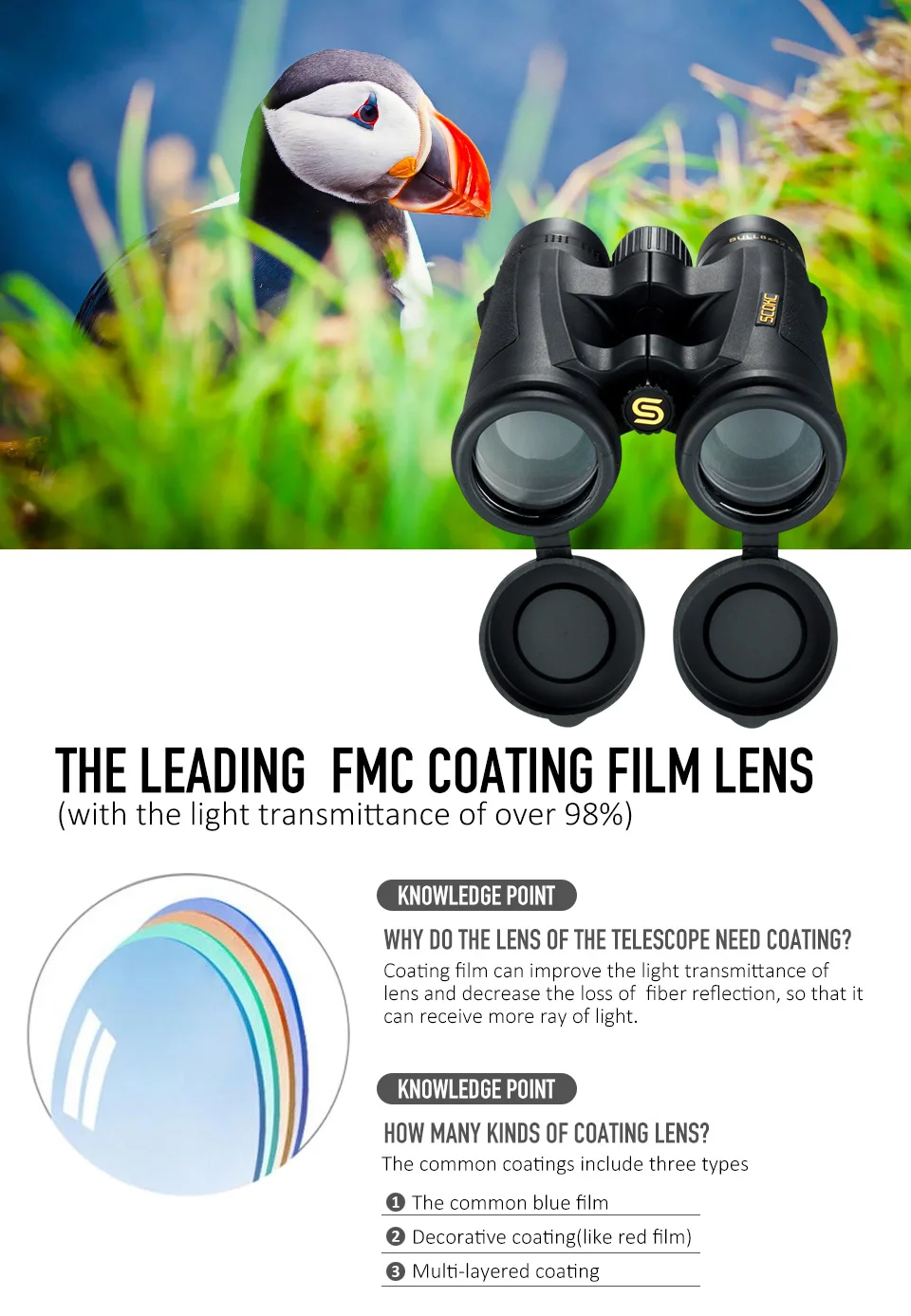 Compactos para Observação de Aves à Prova Telescópio para Viajar Scokc Binóculos Dwaterproof Água Bak4 Nitrogênio Preenchido Caça Birding 8x42 17 High Quality Ferramenta