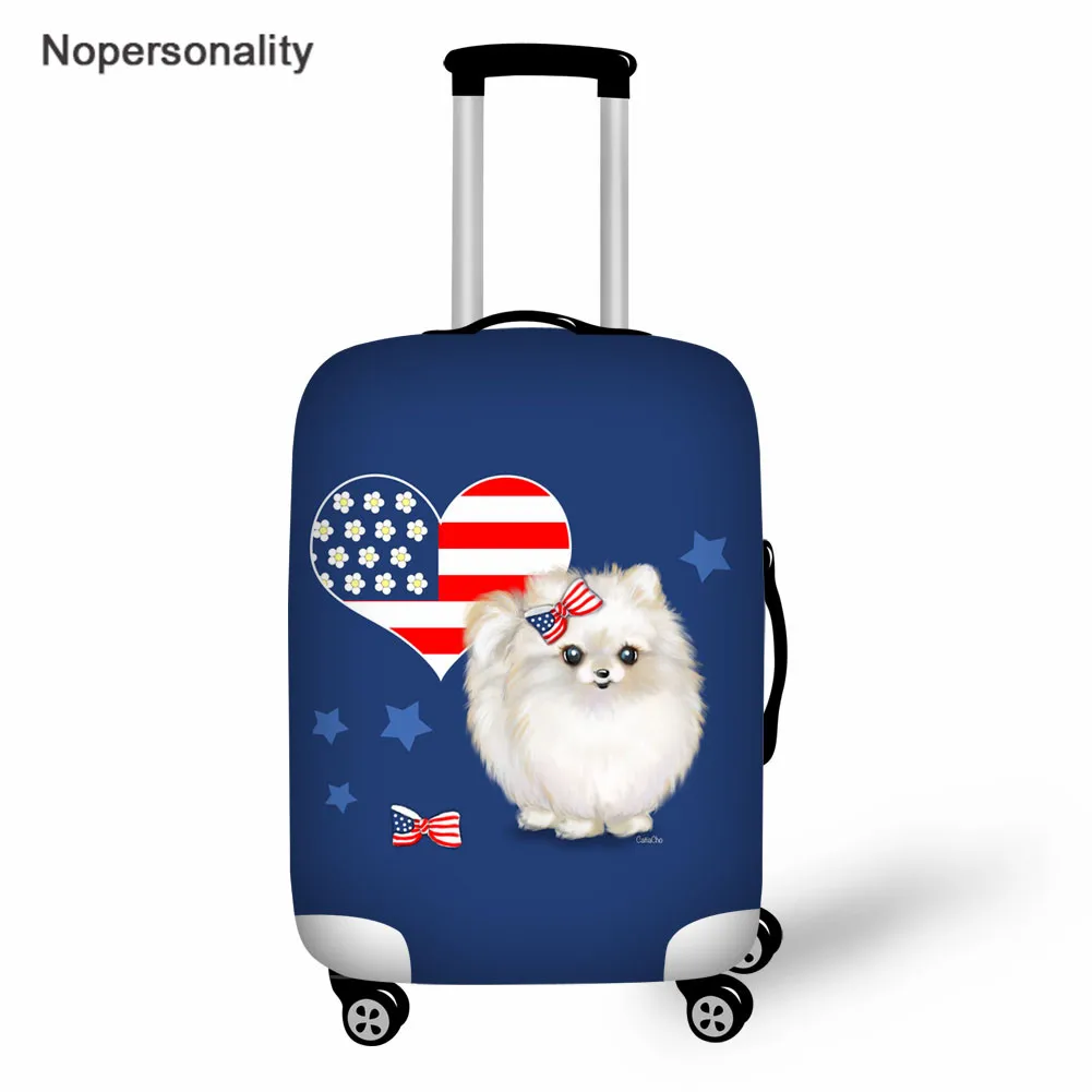 Z3563S Чехол для багажа с принтом Nopersonality Pomeranians модный чемодан на колесах защита от пыли на молнии аксессуары для путешествий - Цвет: Z3563S