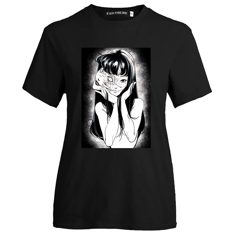 Jorogumo Япония Аниме Манга ужас женщина Junji Ito Maruo футболки "Аниме" женские готические футболки camiseta de las mujeres