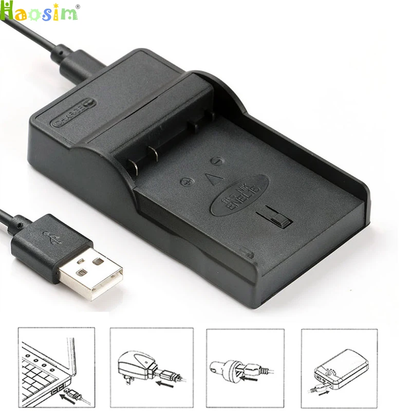 10 шт./лот USB Порты и разъёмы цифровой Камера Батарея Зарядное устройство для nikon EN-EL3 EN-EL9 EN-EL10 EN-EL12 EN-EL14 EN-EL15 EN-EL19 EN-EL20
