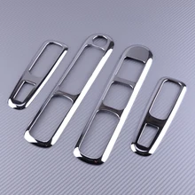 CITALL del Bicromato di Potassio Dell’automobile Porta Pannello Bracciolo Maniglia Porta Finestra Interruttore Ascensore Pulsante di Copertura Trim Per Peugeot 3008 2009-2013 2014 2015