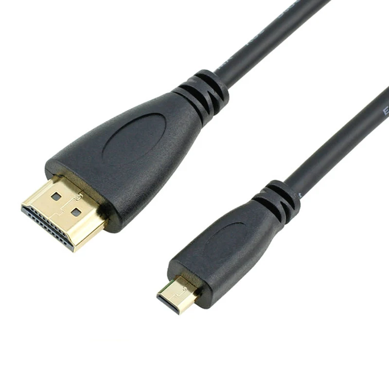 

Micro HDMI to HDMI cable HDMI A-D cable for tablet camera 0.5m 1m 1.5m 2m 3m