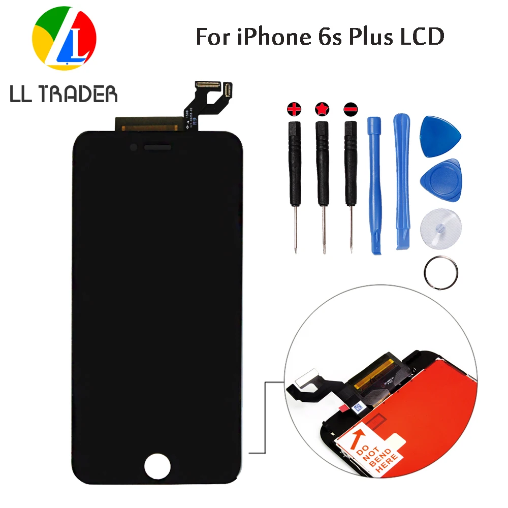 

LL TRADER No Dead Pixel LCD For iPhone6s Plus Pantalla LCD Display Replacement Touch Screen Digitizer 6s Plus Assembly Black