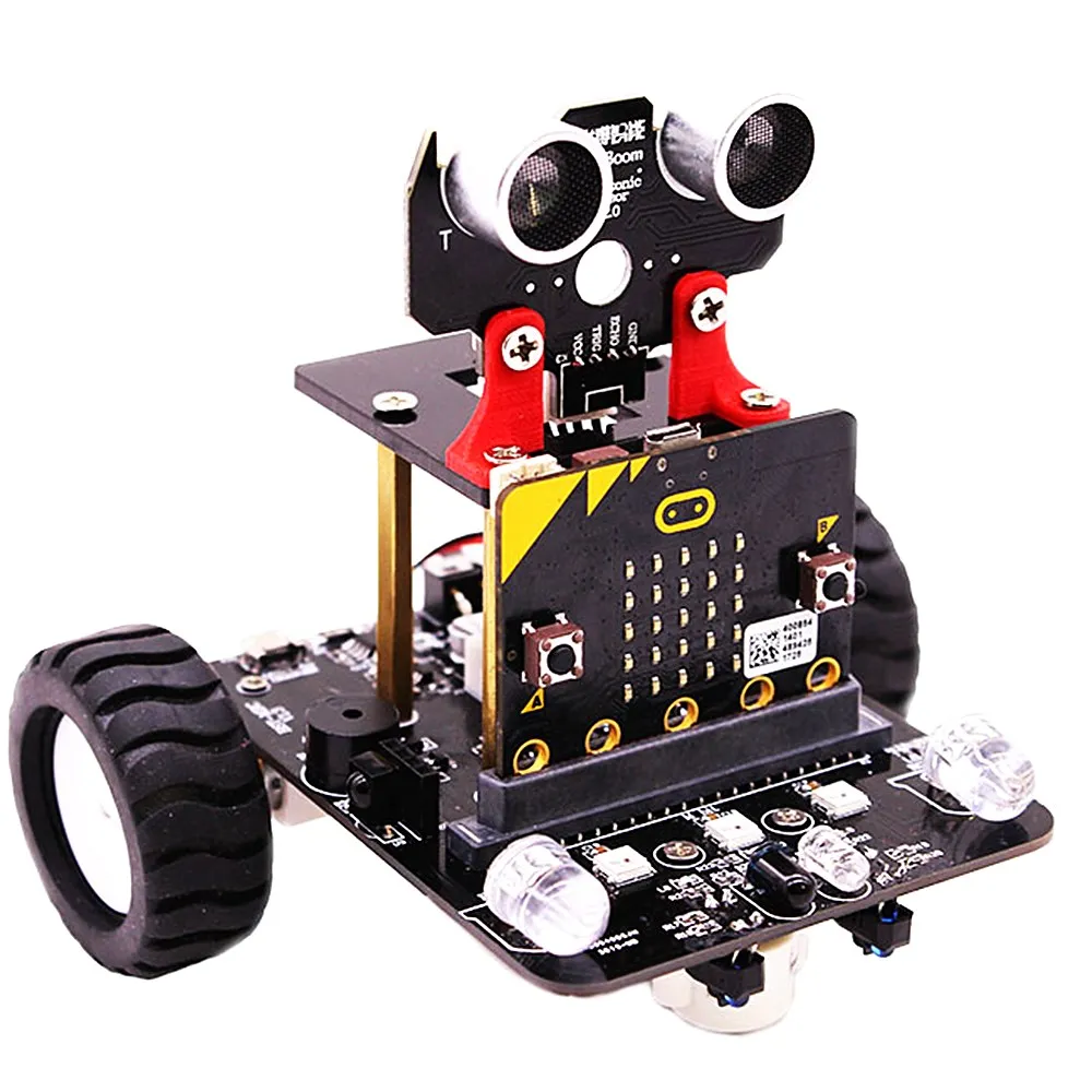 Micro:bit умный автомобиль робот комплект Microbit графическое Программирование