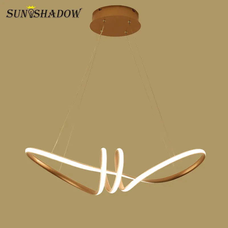 

Gold Modern Led Pendant Light Home Living room Bedroom Dining room Kitchen Led Lustres Ceiling Pendant Lamp Hanging Lamp Fixture