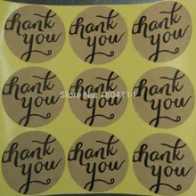 500/большое спасибо за вашу любовь стикер/3 см в диаметре, DIY подарки/Торт/конфеты бумажных этикеток/