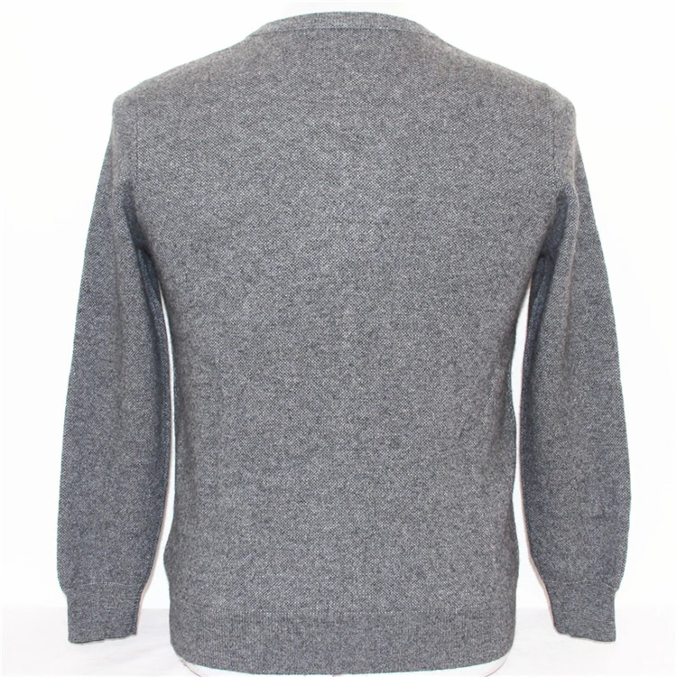 Большой размер,, козья шерсть, мужской бутик, утолщенный пуловер, свитер, темный плед, свободный, прямой, v-образный вырез, S/105-3XL/130