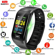 BANGWEI Fitness smart watch men Women Pedometer Heart Rate Monitor Waterproof IP67 Swimming Running Sports Watch For Android IOS
