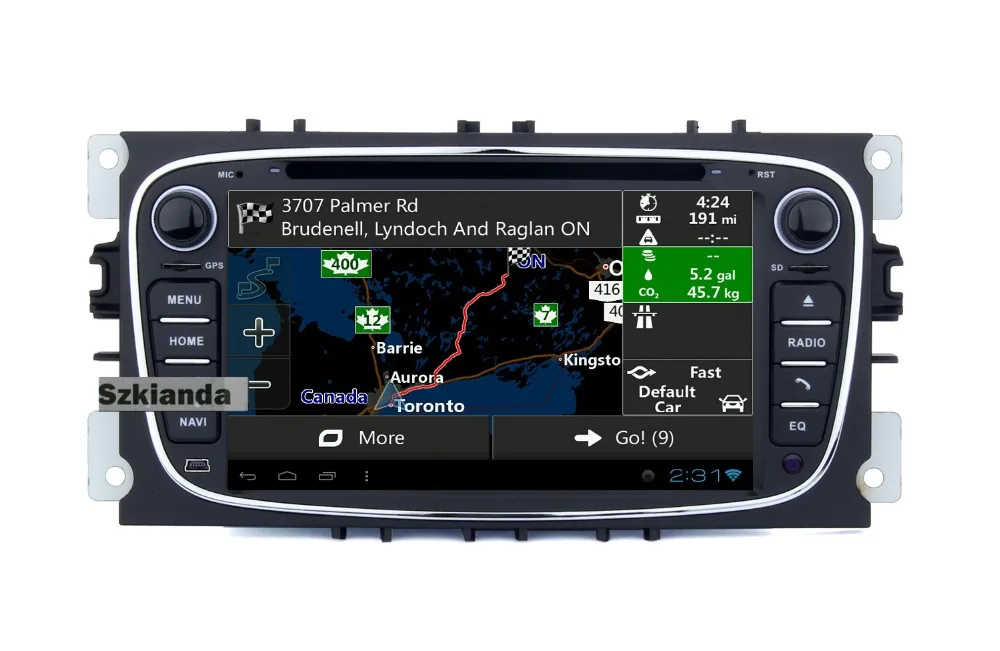 Cheap 7inch Android 8.0 2Din Car DVD Player For FORD Focus DVD MaAX Mondeo Radio 2Din With 4G Wifi GPS Navi Radio free Map+DVR 26