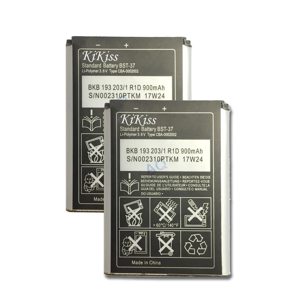 

BST-37 900mAh Battery For Sony Ericsson K750 D750i K758C S600C V600 V600i W550C W550I W600 W600c W700 W710 W710C W800