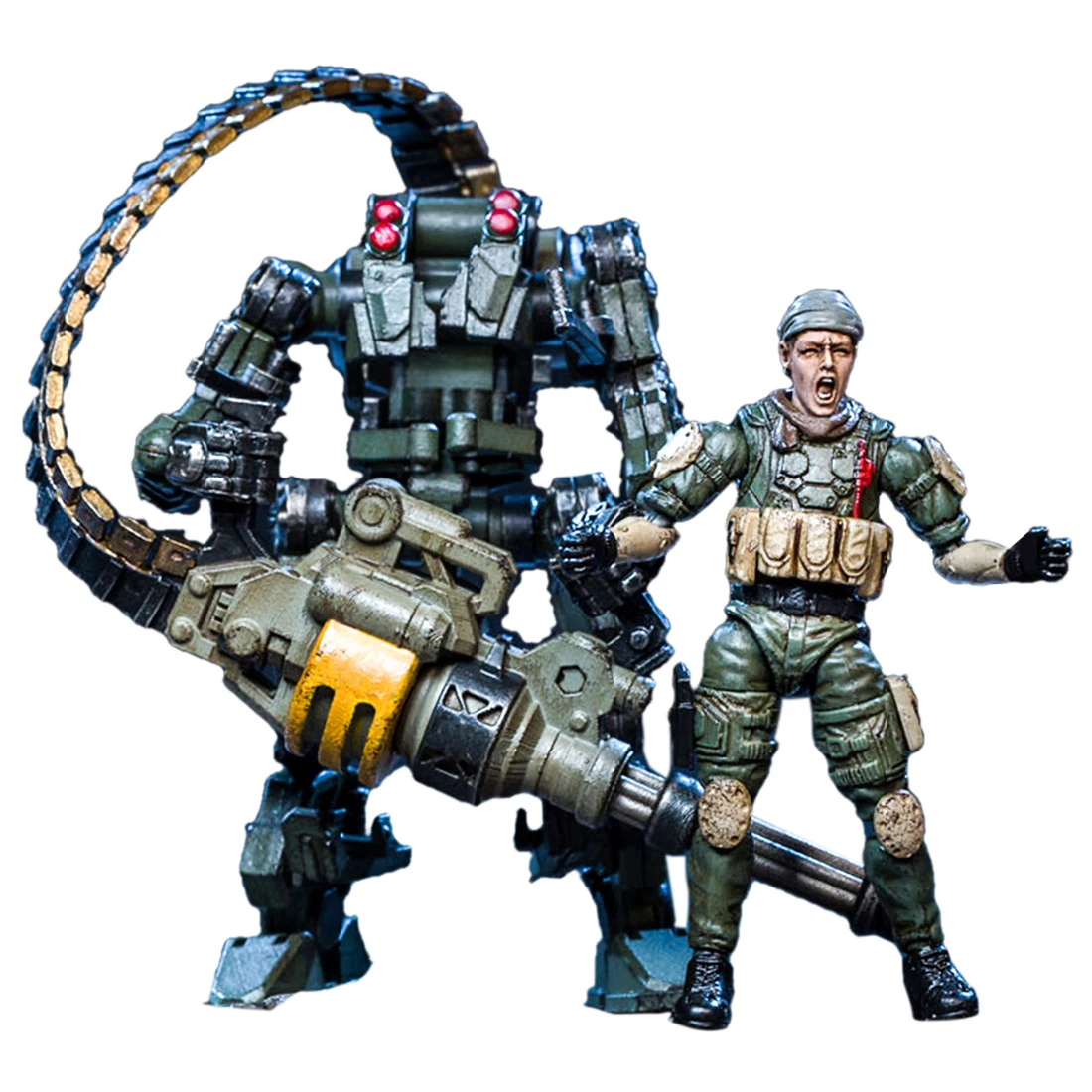 

DIY Large Mecha Model Alpha Squad Crazy Attack Teams Removable Soldier Model with High Degree of Reduction (Adapt to 1:25 Ratio)