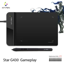 Big discount The XP-Pen G430 4 x 3 inch Ultrathin Graphic Drawing Tablet for Game OSU and Battery-free stylus- designed! Gameplay