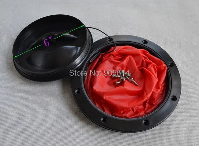 

6 Inch Hole Diameter Deck Hatch with Cat Bag for Kayak Boat Fishing rigging NEW