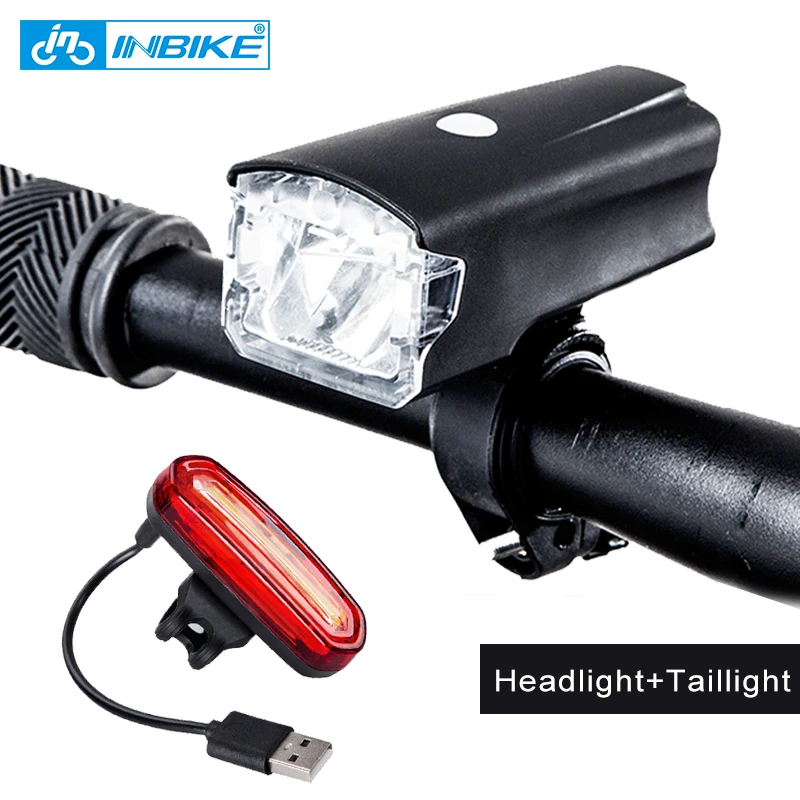 Cheap Bicycle Light Bike Headlight USB Rechargeable Cycling Led Light MTB Bicycle Accessories Battery Flashlight 1