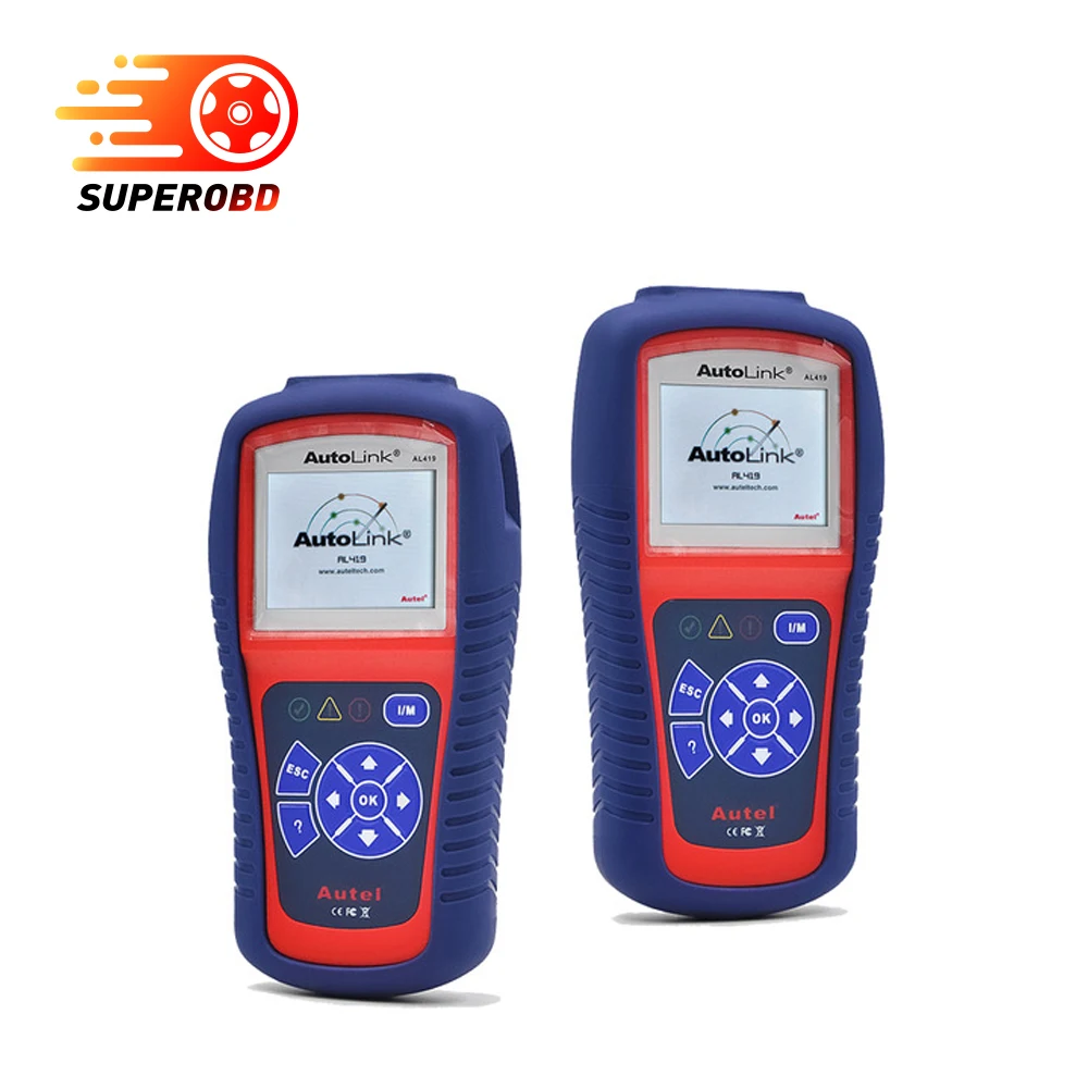

2018 Hot selling Autel AutoLink AL419 100% original OBD 2 EOBD & CAN Code Reader High quality Free shipping