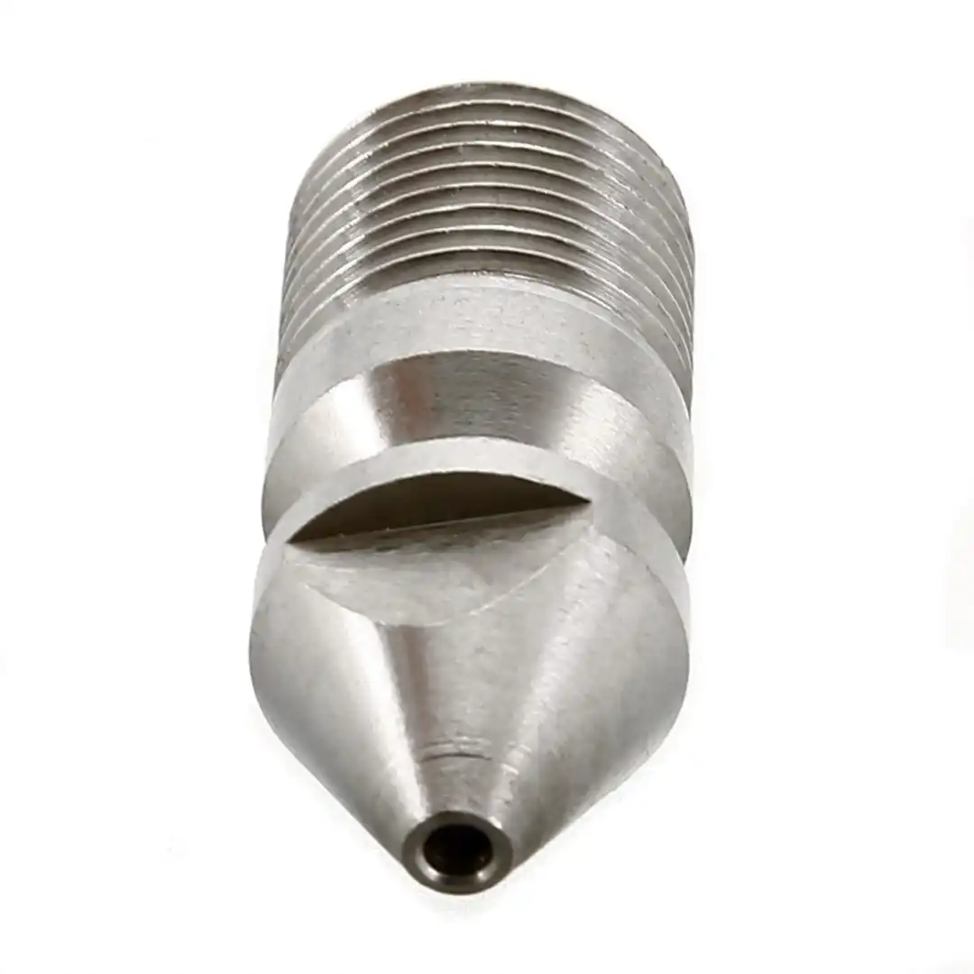 boquilla de chorro de alcantarilla de acero inoxidable 304 para limpieza de alcantarillas y desag/ües y limpieza industrial de tuber/ías y tubos Boquilla de limpieza de alcantarillas