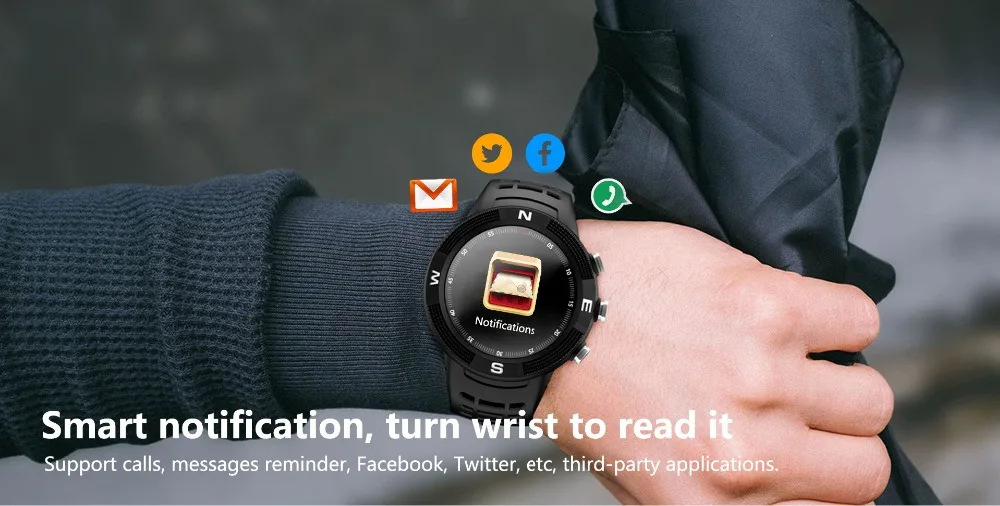 F18 уличные спортивные Смарт-часы с gps позиционированием IP68 Водонепроницаемые компасы часы с напоминанием о звонках и сообщениях Пульс BT 4,2 смарт-часы