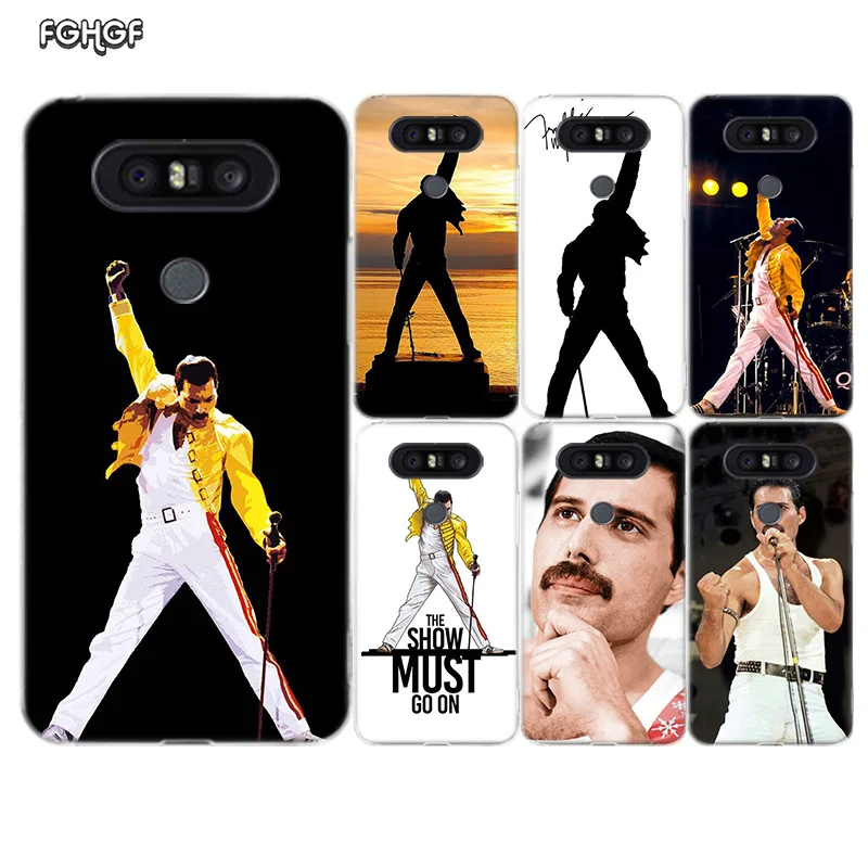 

Freddie Mercury Queen band Painted Pattern Soft Rubber Case For LG Q8 Q7 Q6 G6 G7 G5 G4 V40 V30 V20 V10 K8 K10 2018 2017 Cover