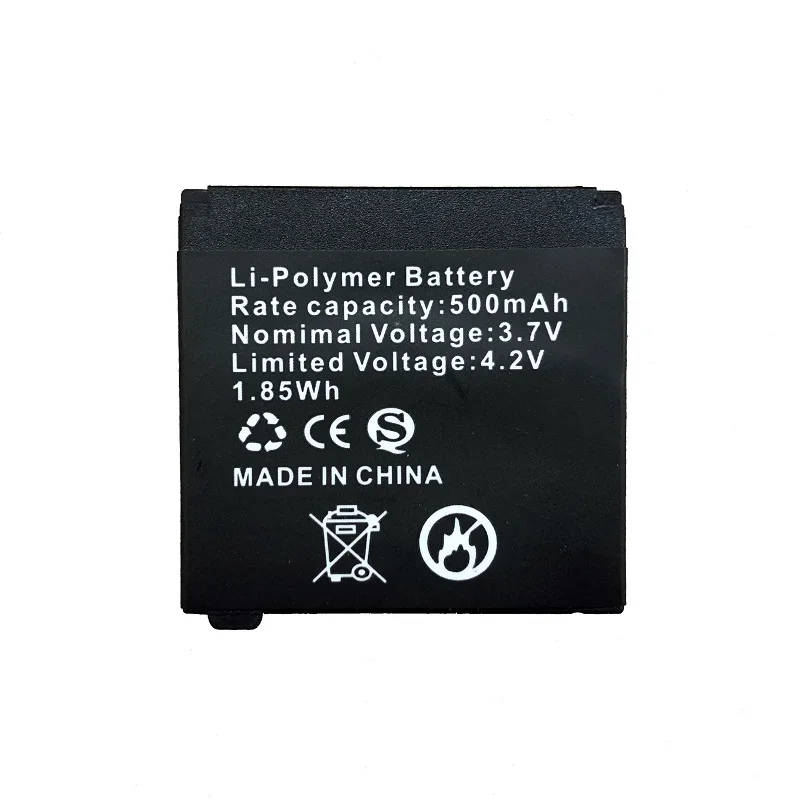

Replacement Watch Battery for Q18 Smart Watch,Spare Battery for Smart Clock Q18,Rechargeable Li Polymer Battery,500mah